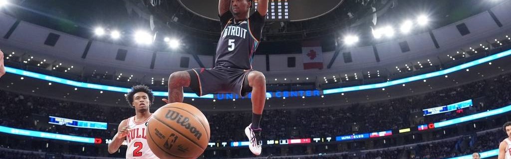 坎宁安18+9+13杜伦26+13 活塞擒公牛5连胜