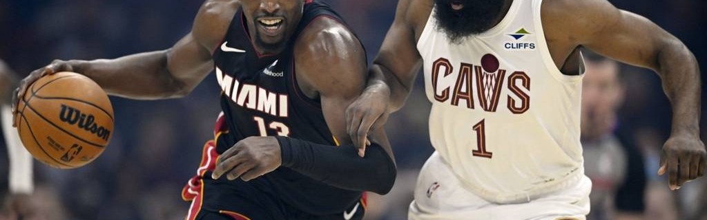 米切尔28+6+4哈登18+9+7均空砍 热火8人上双击败骑士