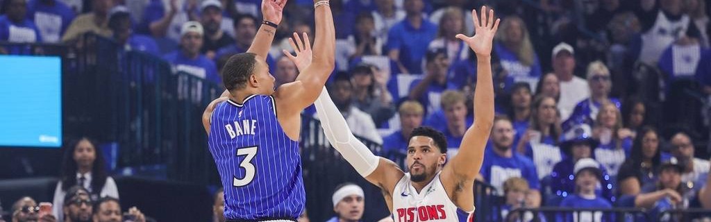 班凯罗18+8+8坎宁安25分 魔术胜活塞总分3-1