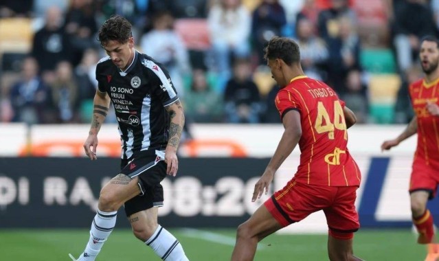 意甲：甘德尔曼闪击，班达制胜球，莱切2-1绝杀乌迪内斯新年首胜